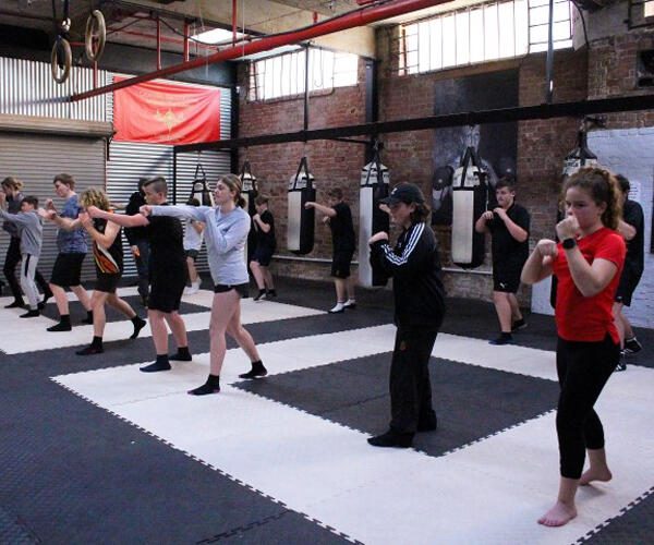 School and corporate group fitness training at Carbon Gym Geelong